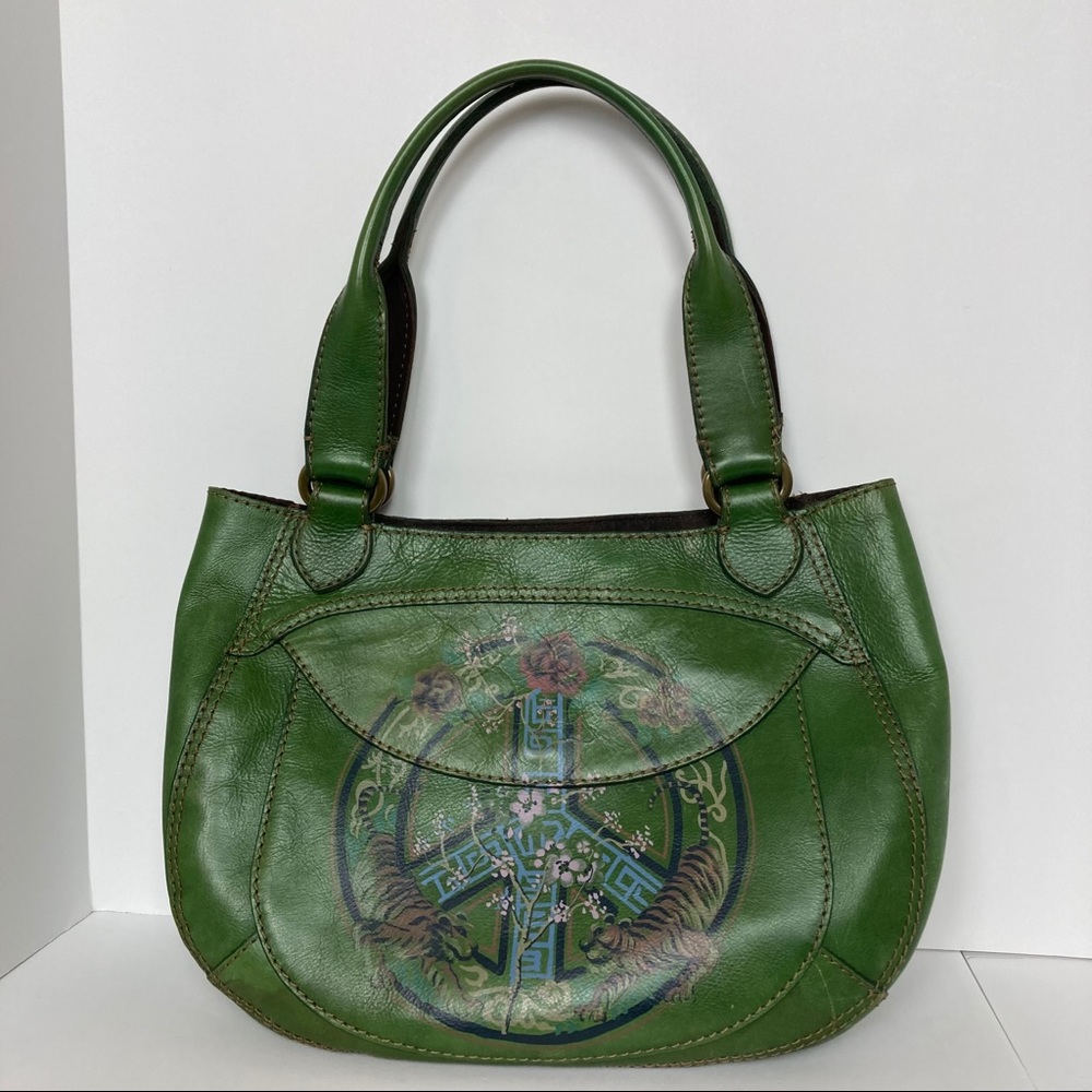 Lucky Brand Vintage Green Leather handbag